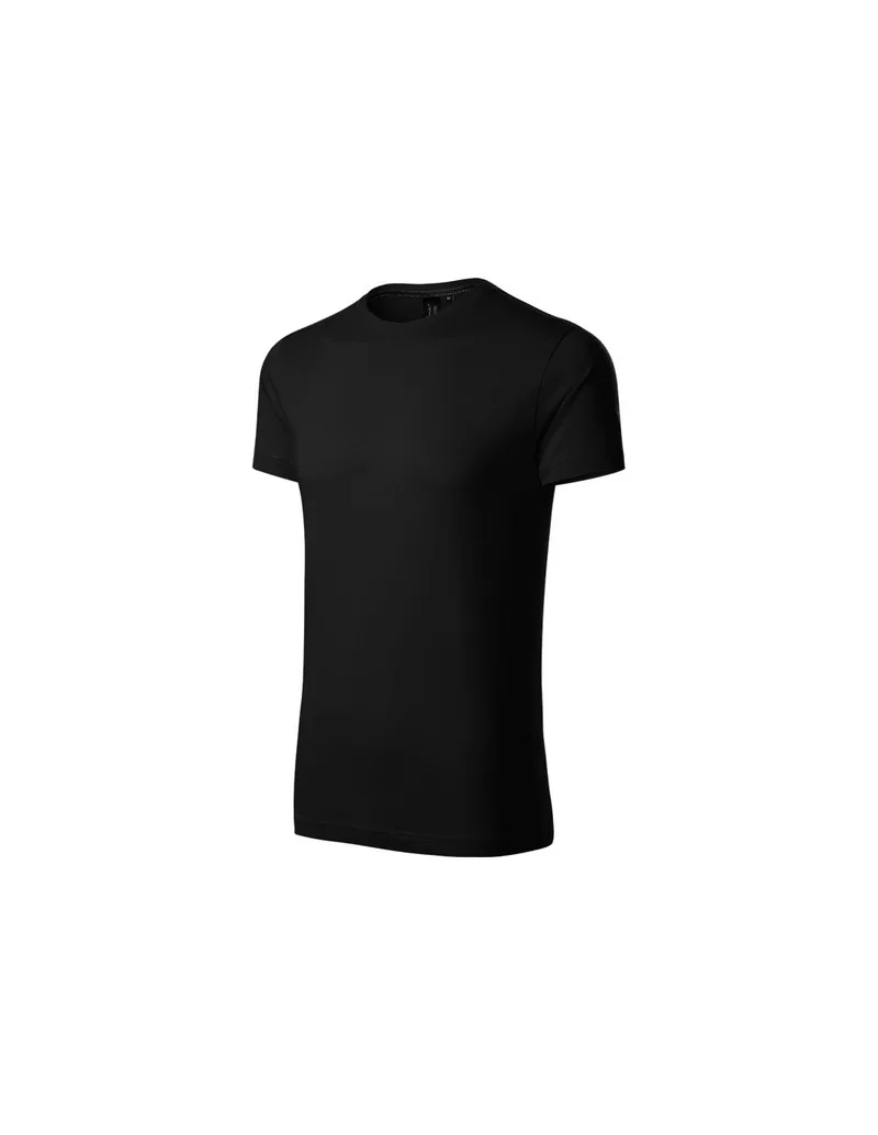 Malfini Ανδρικό Διαφημιστικό T-shirt Κοντομάνικο σε Μαύρο Χρώμα MLI-15301