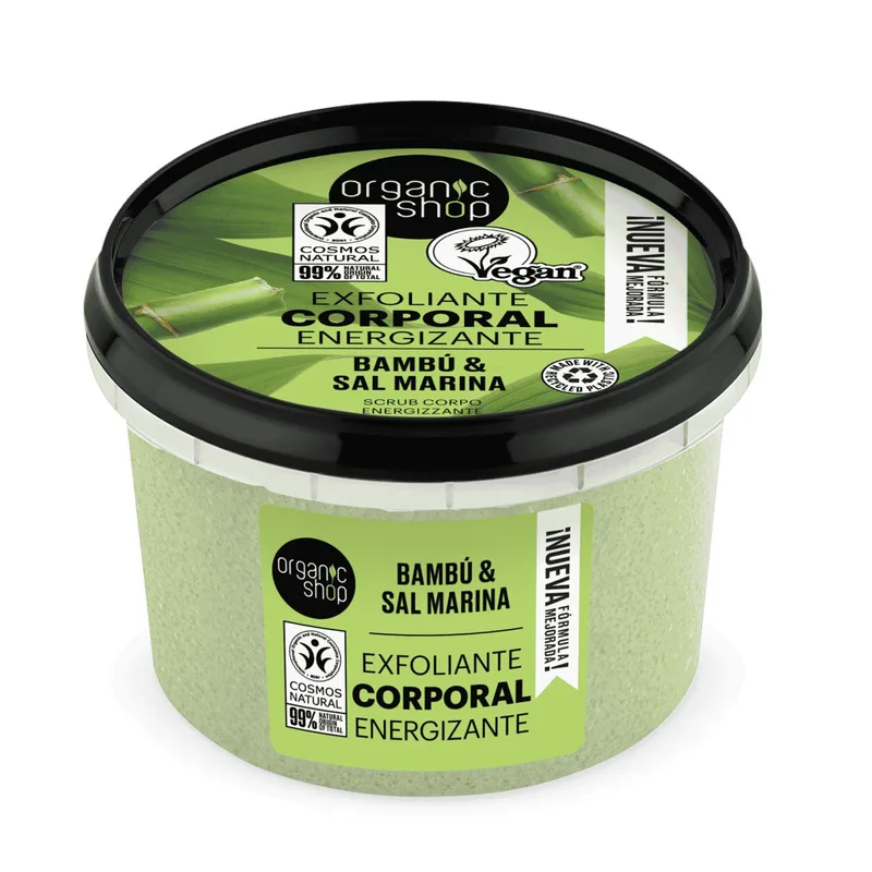Organic Shop Bamboo Body Scrub Tropical Bamboo