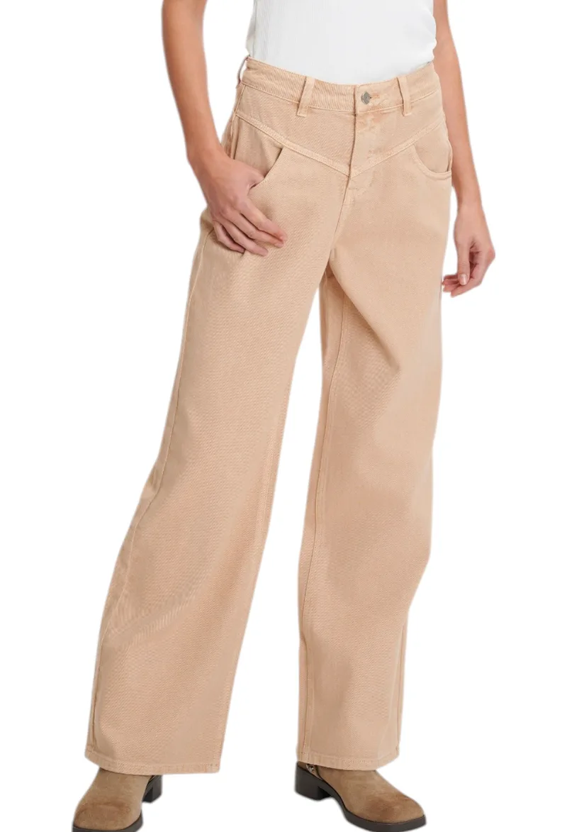 Παντελόνι Jean Ale Straight Fit 8920568-BEIGE Γυναικείο