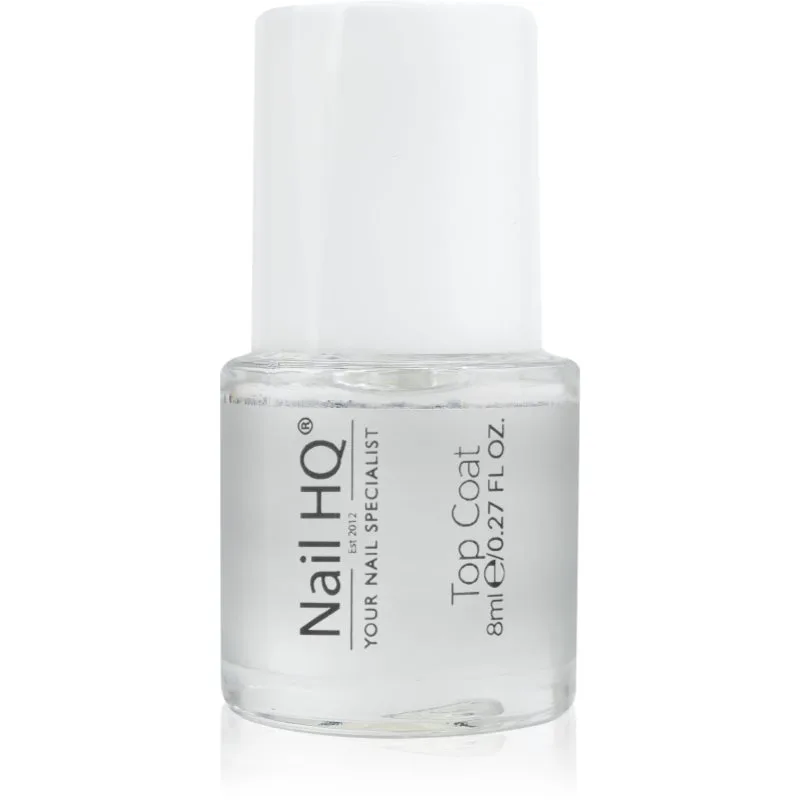 Nail HQ Essentials Top Coat τοπ βερνίκι νυχιών χωρίς χρήση UV/LED λαμπτήρα 8 ml