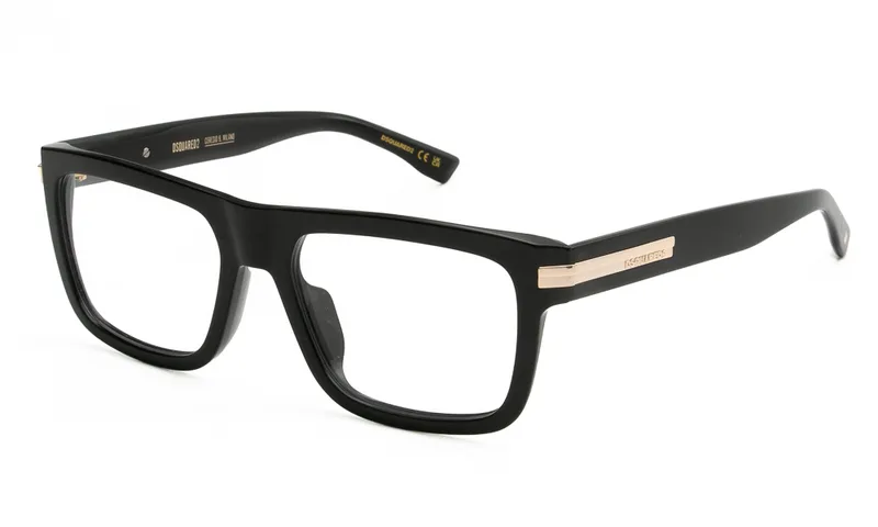 DSQUARED2 ΣΚΕΛΕΤΟΣ ΟΡΑΣΕΩΣ DSQUARED2 D2 0200/G 807 5518 D2 0200/G Μαύρο