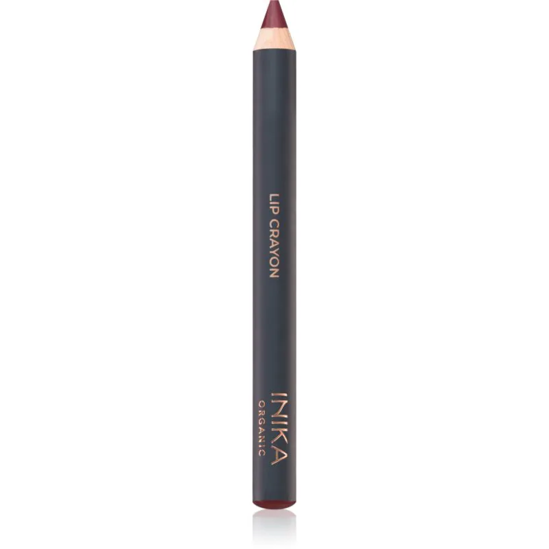 INIKA Organic Lipstick Crayon Κρεμώδες λάινερ χειλιών απόχρωση Deep Plum 3 γρ