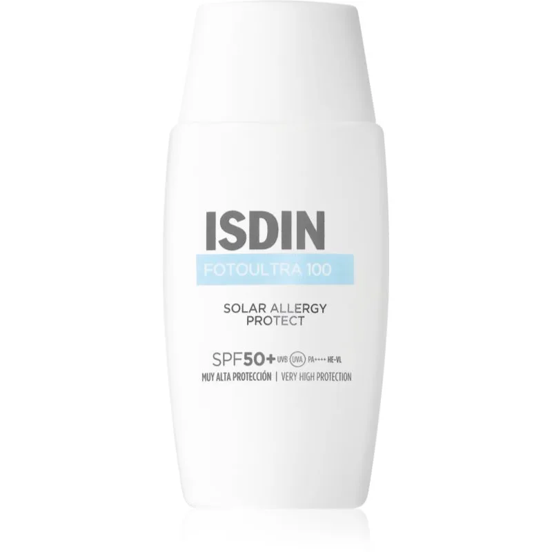 ISDIN FotoUltra 100 Solar Allergy Protect SPF 50+ προστατευτική κρέμα για προστασία από τον ήλιο SPF 50+ 50 ml