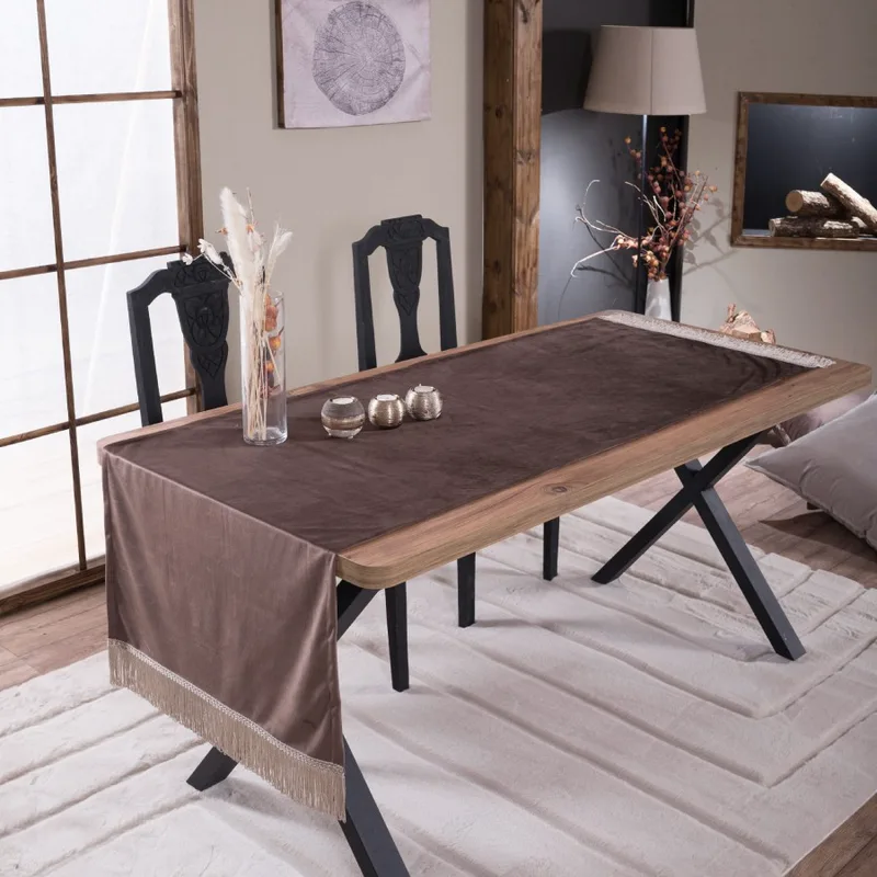 Τραβέρσα 65X200 Teoran (Sari) Velvet 03 (65x200)