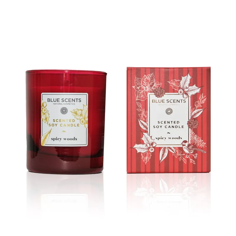 Scented Soy Candle Spicy Woods 145g