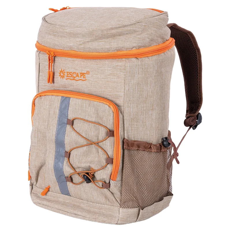 Ισοθερμική Τσάντα Ψυγείο Escape Backpack Canva 21lt Sand Πορτοκαλί