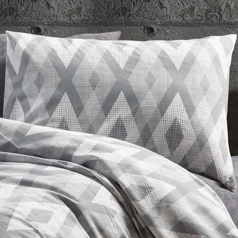 Μαξιλαροθήκη 50x70 Dimcol Evdoxia 480 Grey
