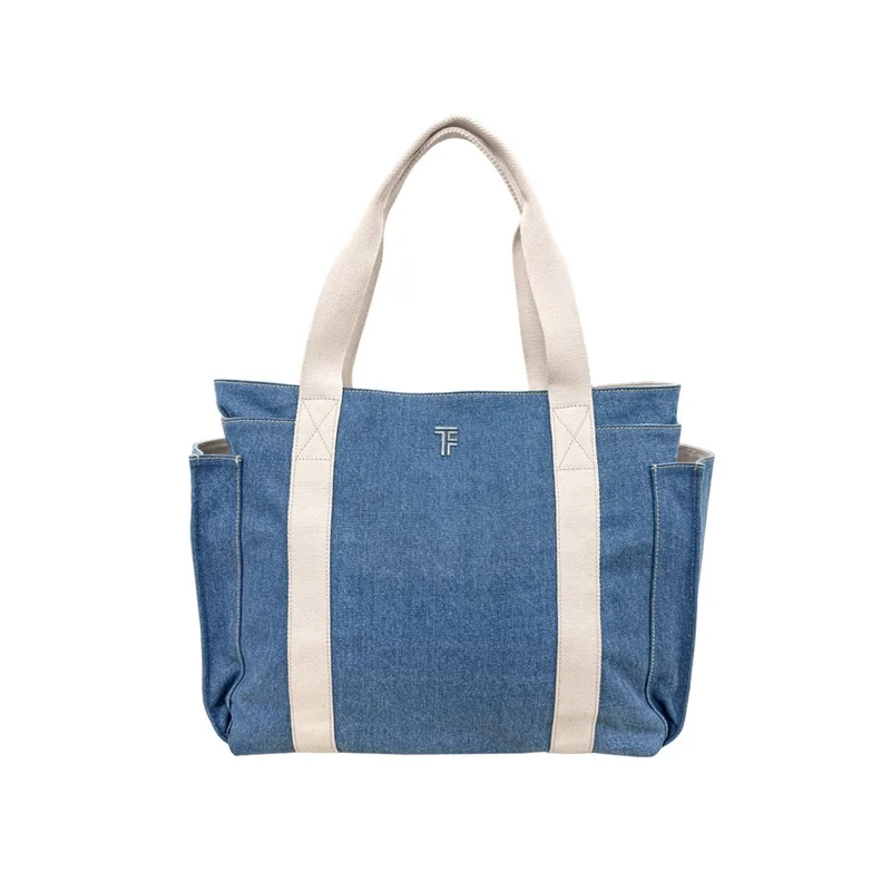 Τσάντα Θαλάσσης (47x20x36) Feel & Touch Cabo Denim/Ammos