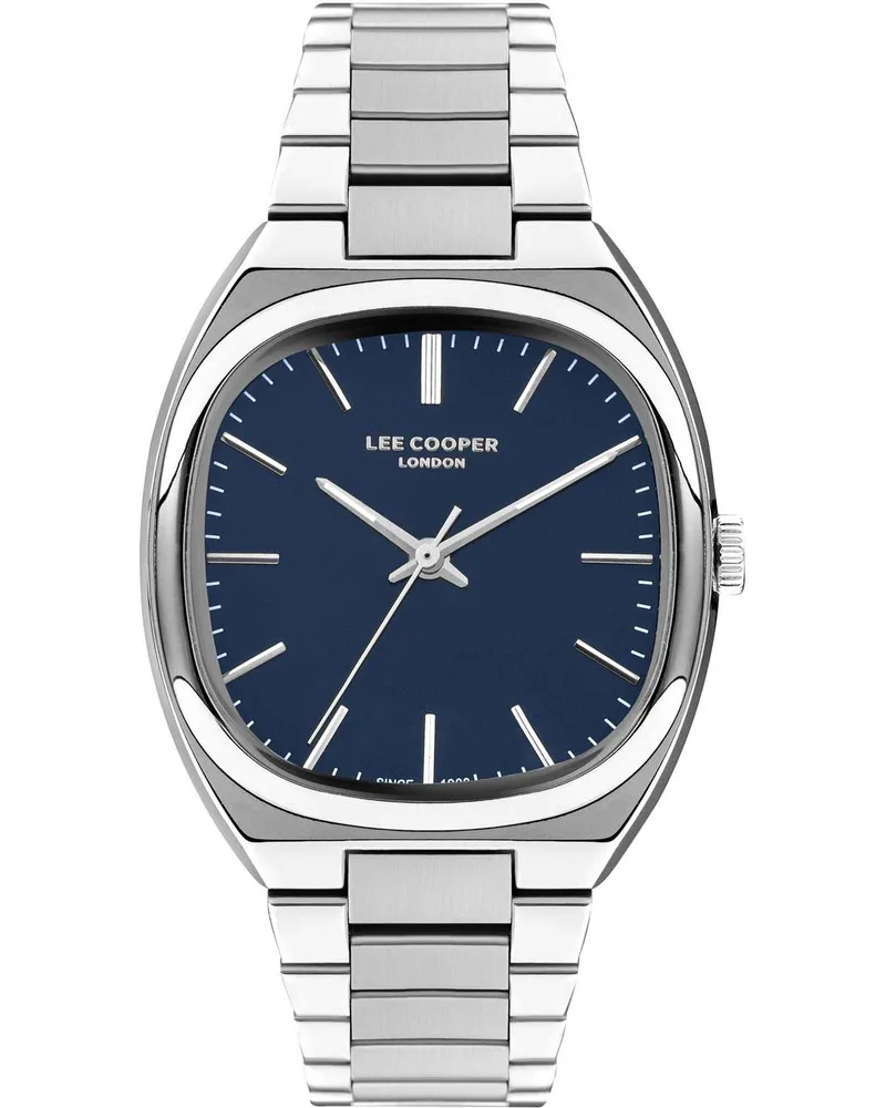 LEE COOPER Men's - LC07939.390, Silver case with Metal Bracelet