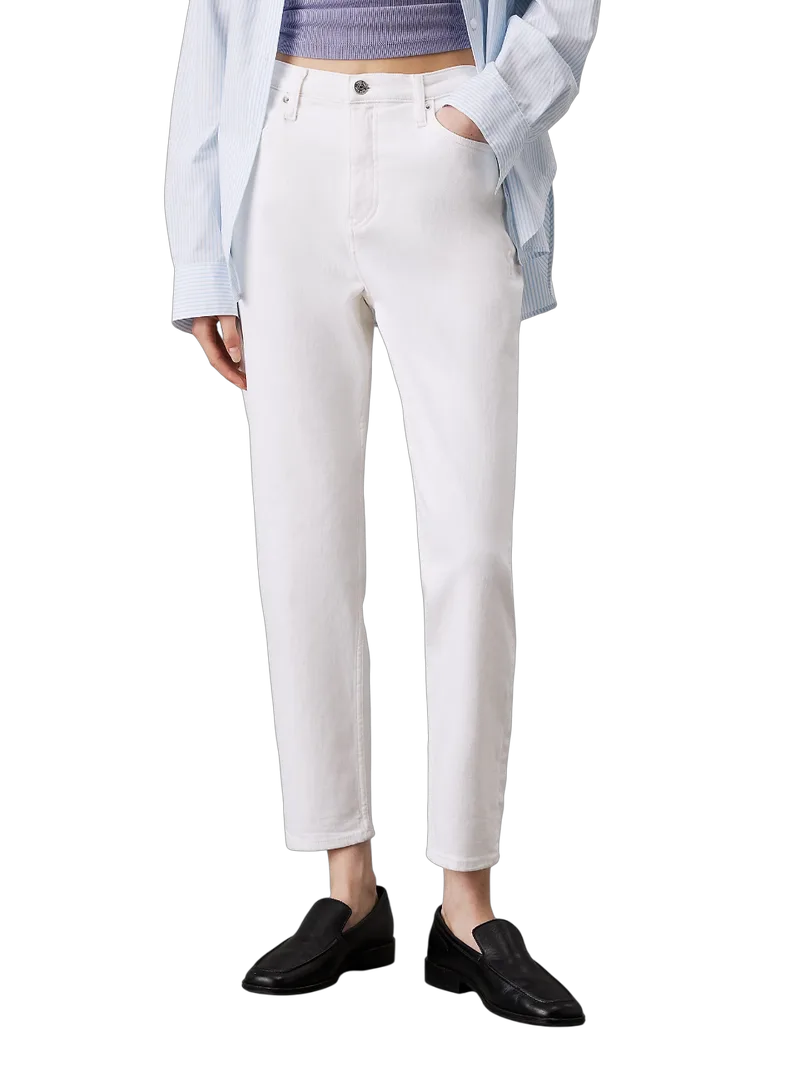 Γυναικείο Mom Τζιν Λευκό Calvin Klein J20J225137-1AA