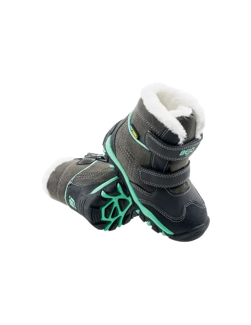 Bejo Daisy Mid Παιδικά Μποτάκια με Σκρατς Γκρι 92800184025