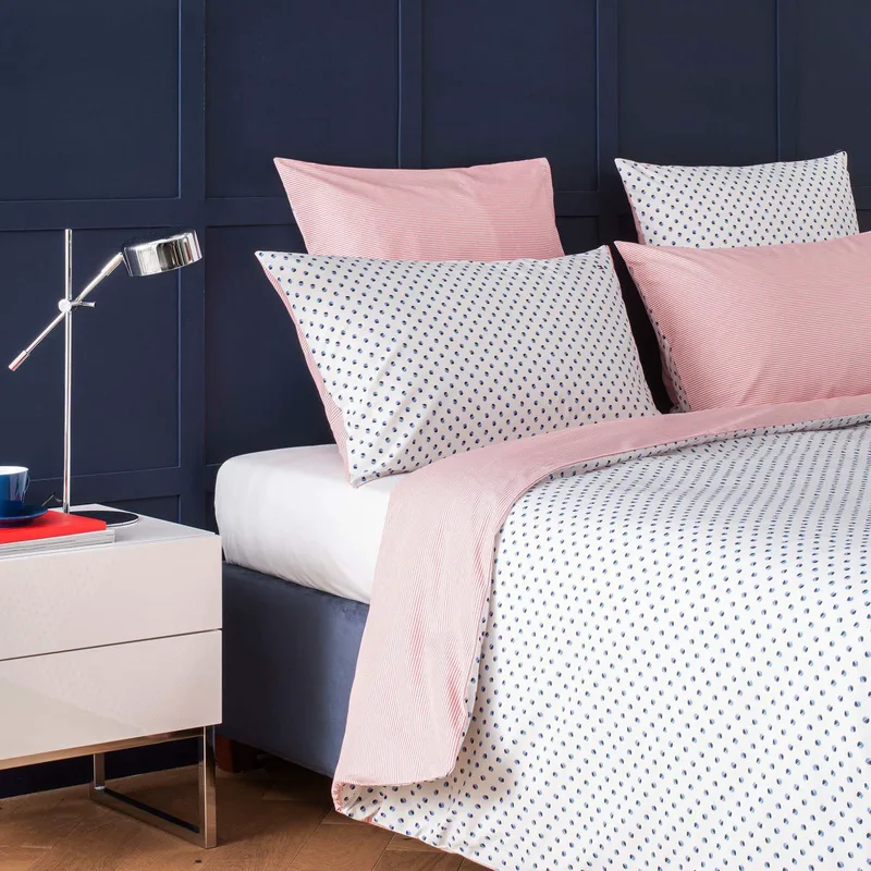 Παπλωματοθήκη King Size Tommy Hilfiger Marina Dots Μπλε 260x240