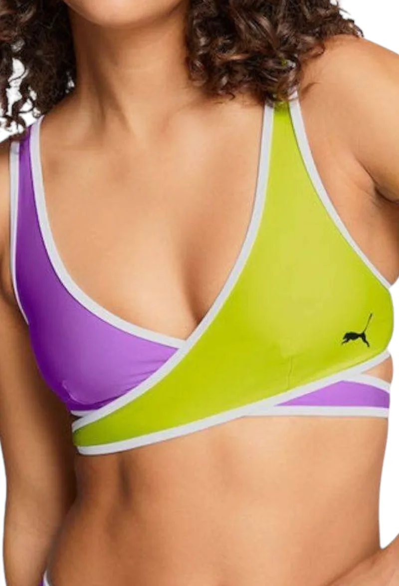Μαγιό Μπικίνι Puma Contour Plunge Top 701226201-001 Γυναικείο