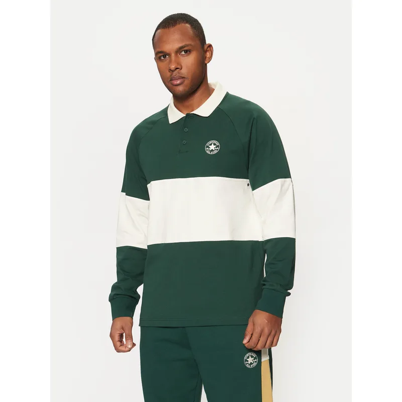 Converse Polo Marquis Retro 10027563-A01 Πράσινο Regular Fit