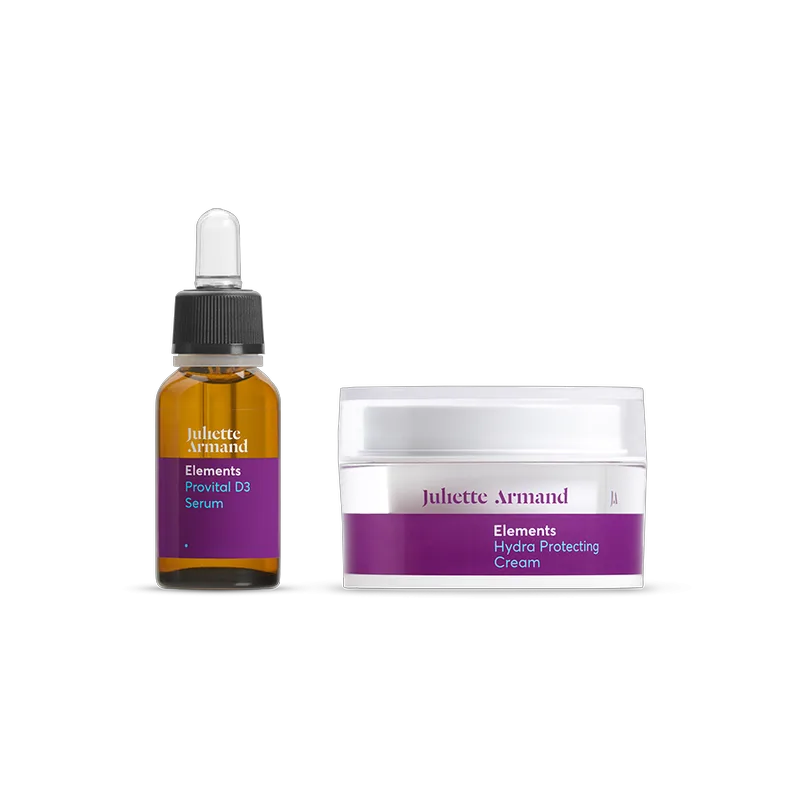 Juliette Armand - Πακέτο Προστασίας UV & Ενυδάτωσης (Provital D3 Serum 20ml & Hydra Protecting Cream 50ml)