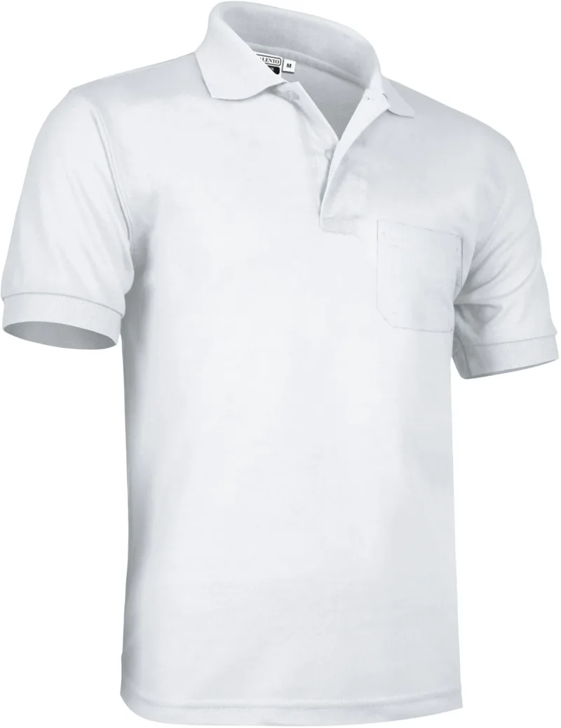 Κοντομάνικο Polo Shirt HAWK Valento POVATOBBL White