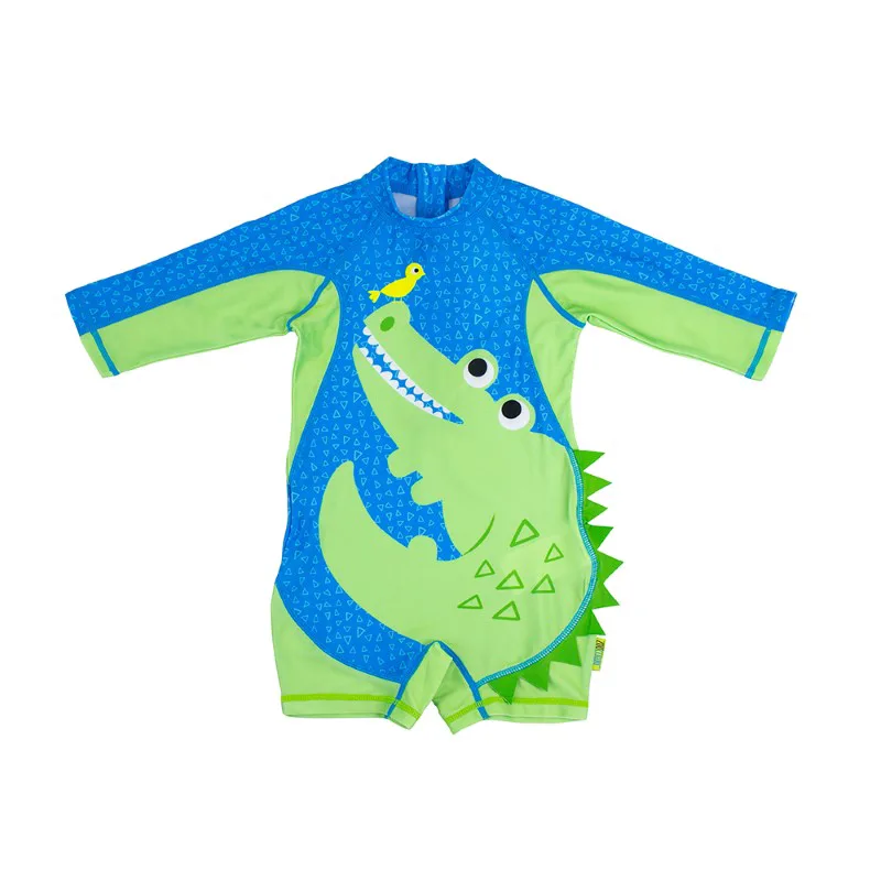 Ολόσωμο Μαγιό Surf Suit 12-24μηνών UPF50 Alligator Zoocchini ZOO12411 (Μέγεθος: 12-24 Μηνών) - Zoocchini - ZOO12411-12-24M