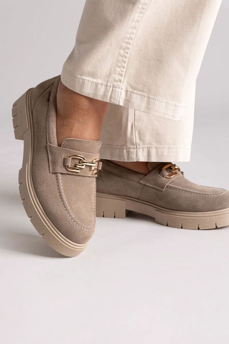 RAGAZZA Σουέντ Δερμάτινα Loafers - 0190 - Μπεζ