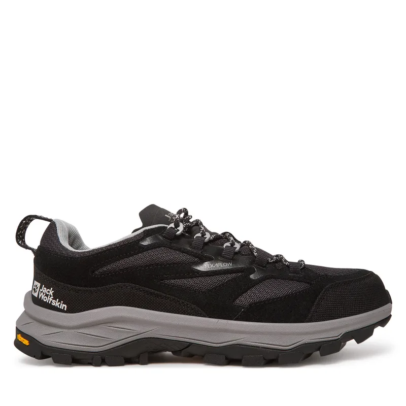 Παπούτσια πεζοπορίας Jack Wolfskin Cyrox Vent Low A64089 Μαύρο