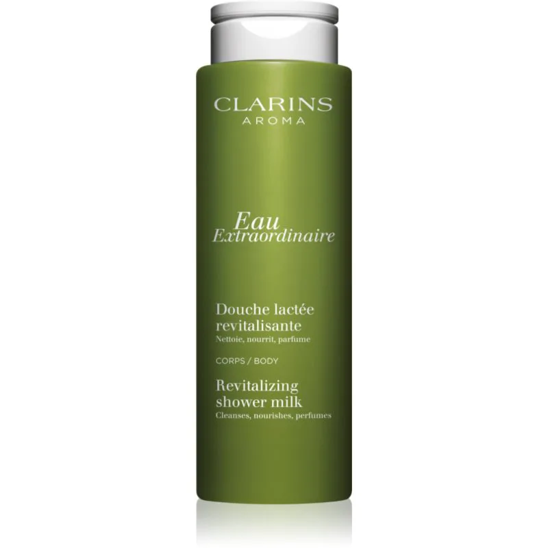 Clarins Eau Extraordinaire Revitalizing Shower Milk κρεμοντούς για την αντιμετώπιση της ξηροδερμίας 200 ml