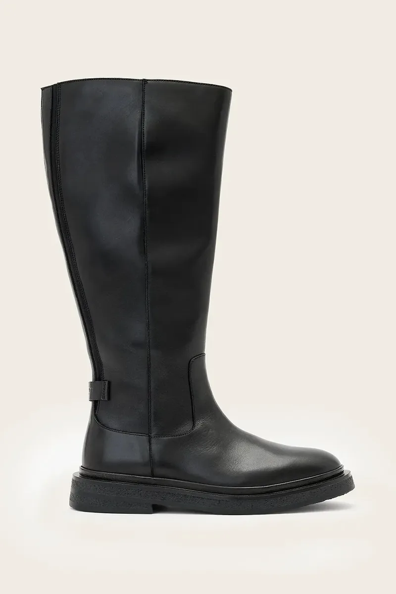 Δερμάτινες μπότες AllSaints Escher Rider Boot