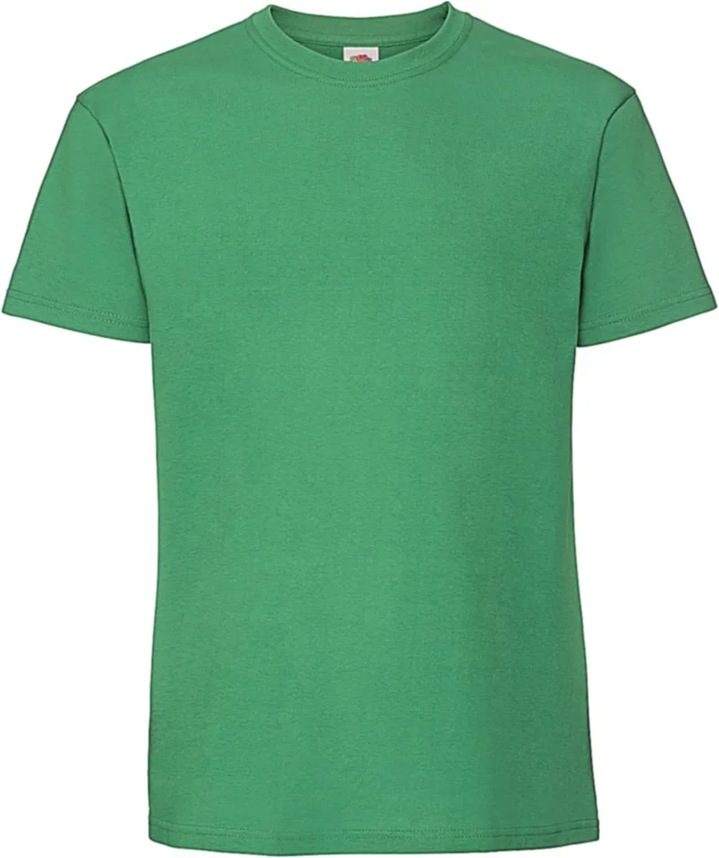Ringspun Premium T-Shirt Iconic 195 Fruit of the Loom 61-422-0 Kelly Green