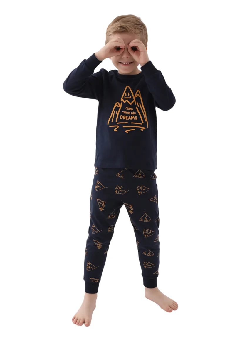 Πιτζαμα εφηβική Rolypoly Aspire boy RP3171B-Μπλε Σκούρο