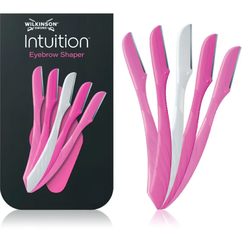 Wilkinson Sword Intuition Perfect Finish Eyebrow Shaper ξυράφι Για τα φρύδια 5 τμχ