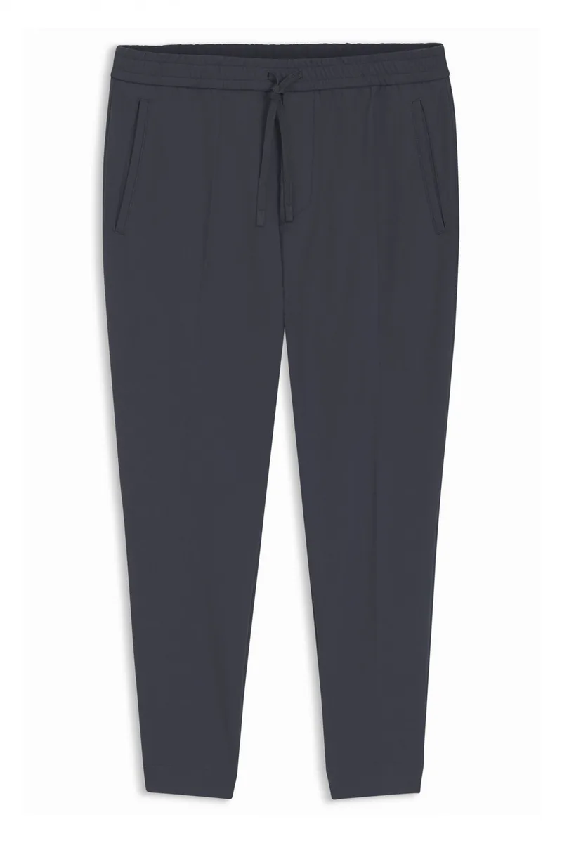 BOSS ATHLEISURE ΠΑΝΤΕΛΟΝΙ CHINO T-FLEX TAPERED FIT ΜΠΛΕ