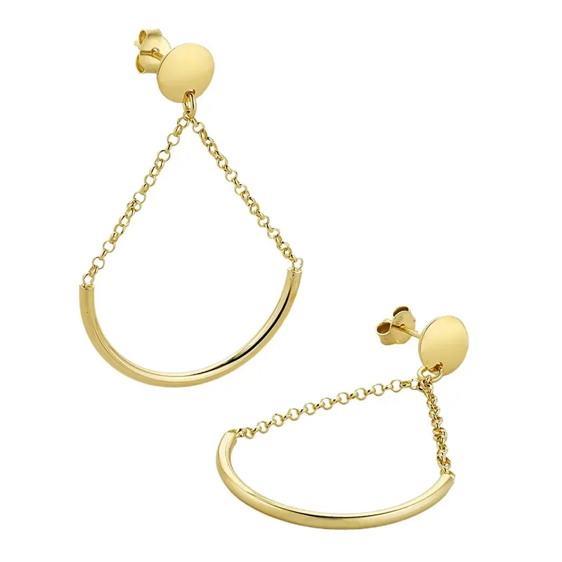 Γυναικεία επίχρυσα σκουλαρίκια Vogue 925 5734201 5734201 Ασήμι
