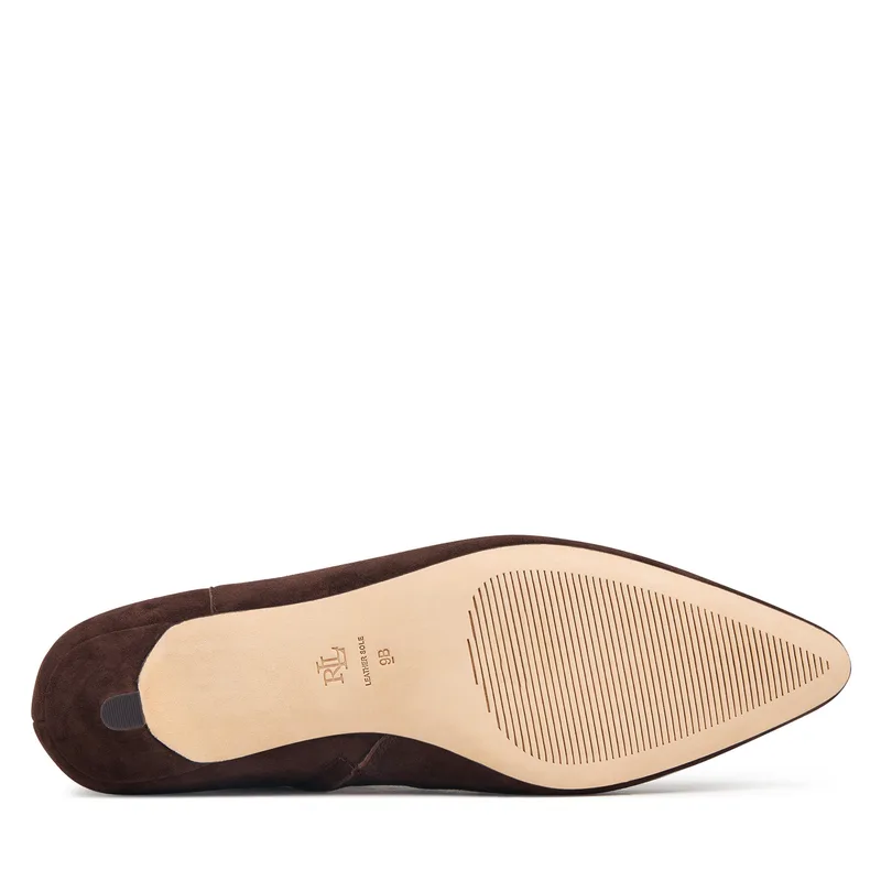 Μποτάκια LAUREN RALPH LAUREN Frncsa Bt Hl Bo Bte 802P15722002 Καφέ
