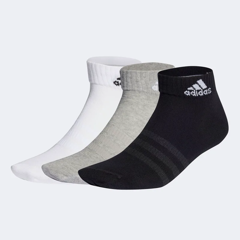 ADIDAS THIN AND LIGHT ANKLE SOCKS 3 PAIRS ΠΟΛΥΧΡΩΜΟ
