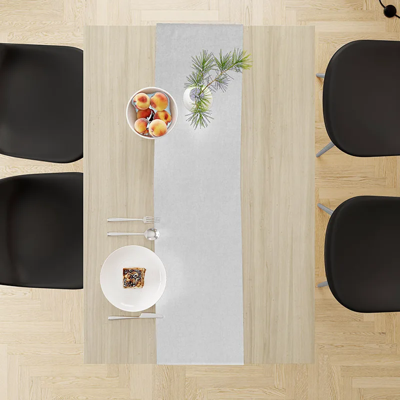 Αλέκιαστο Τραπεζομάντηλο 40X180 Dimcol Panama White (40x180)
