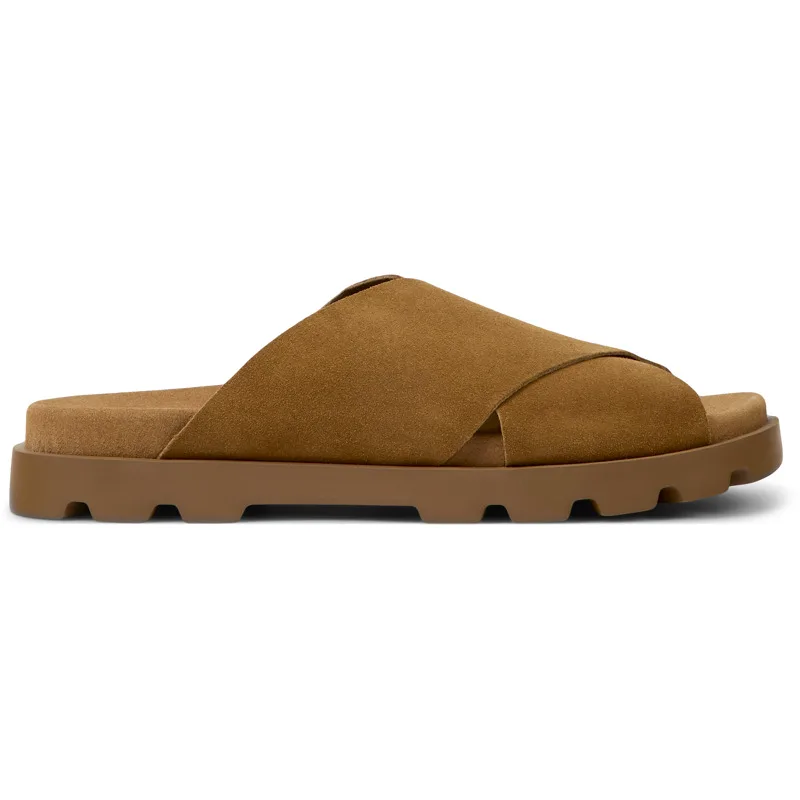 CAMPER Brutus Sandal - Πέδιλα Για Ανδρικα - Καφέ, Μέγεθος 46, Suede