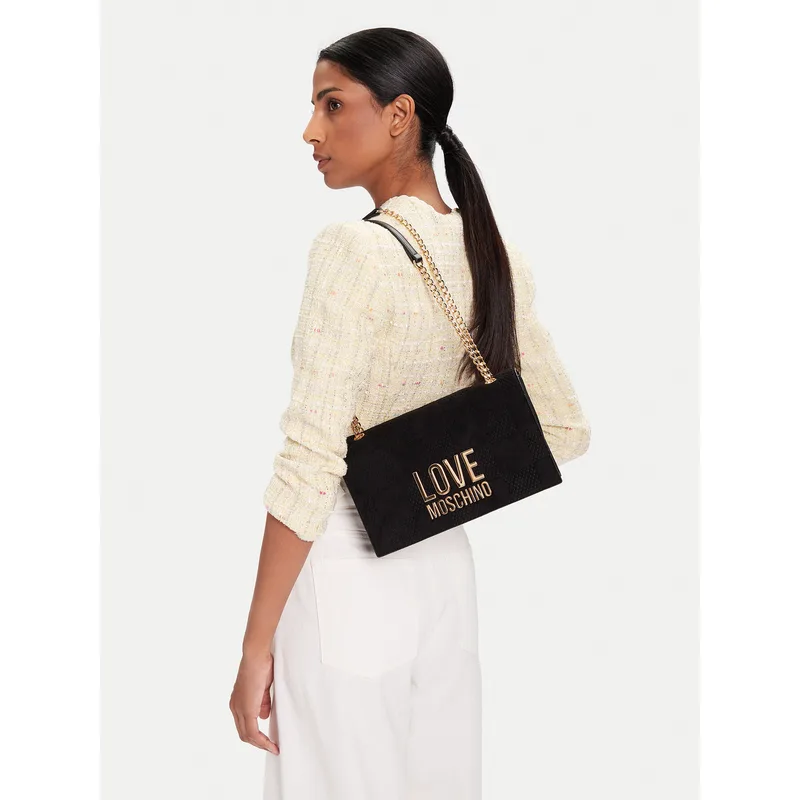 Τσάντα LOVE MOSCHINO JC4122PP0NKB100A Μαύρο