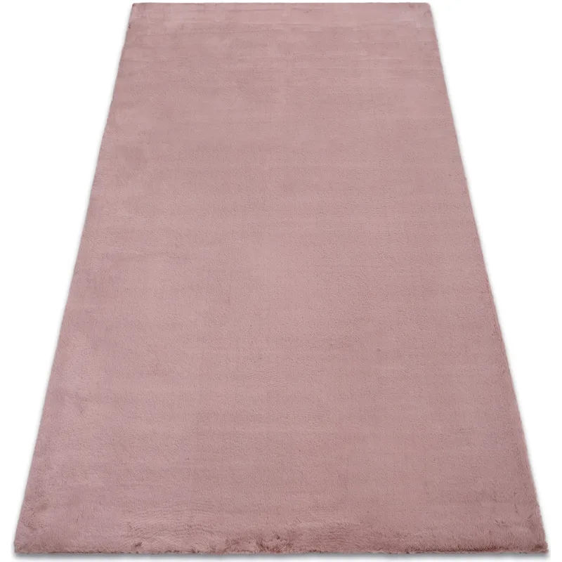 Χαλιά Rugsx Χαλί BUNNY ροζ Απομίμηση γούνΠ160x220 cm