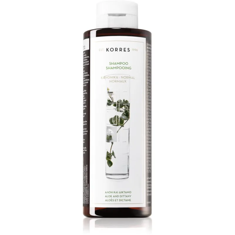 Korres Aloe & Dittany σαμπουάν για κανονικά μαλλιά 250 ml