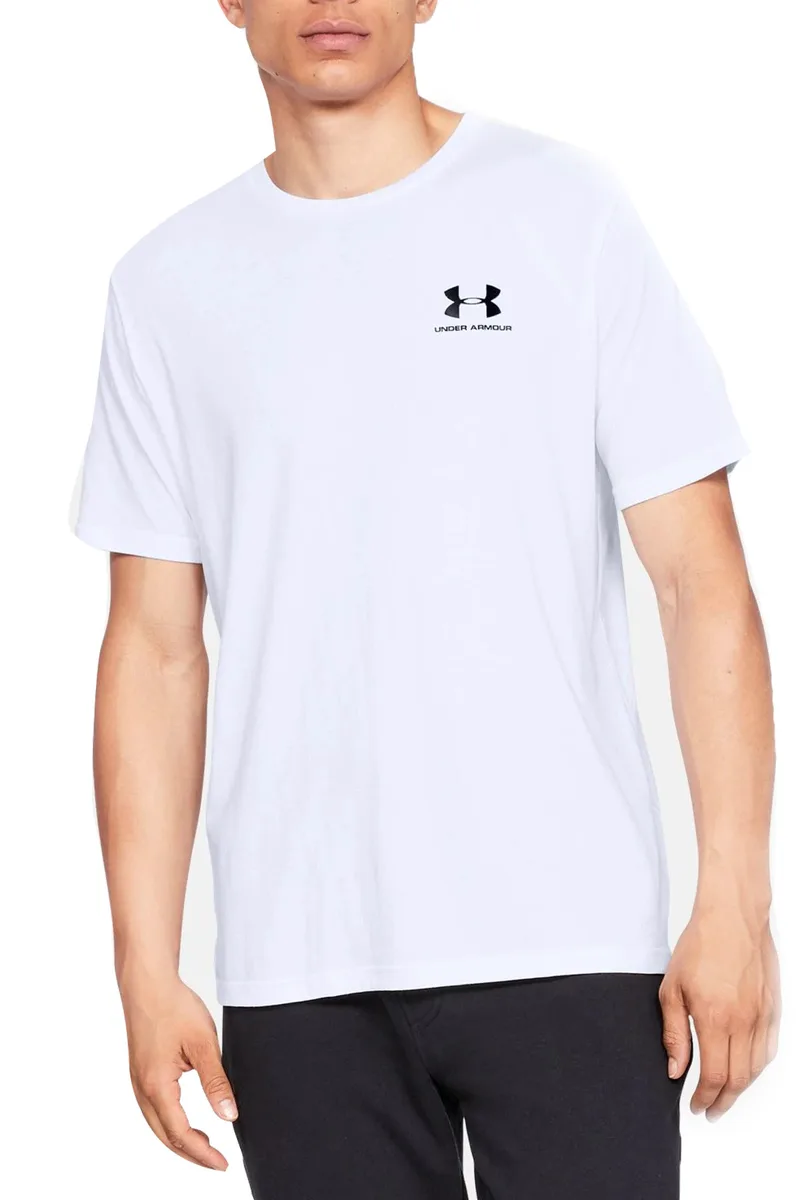Μπλούζα Κοντομάνικη Under Armour Sportstyle LeftChest 1326799-100 Ανδρικό