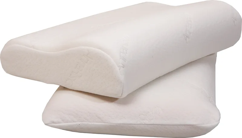Μαξιλάρι Ύπνου Memory Foam Ανατομικό Μέτριο 60x40x12/10εκ.