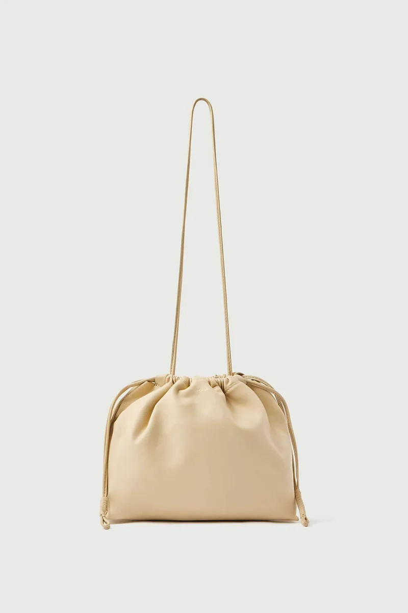 Soeur γυναικείο δερμάτινο mini bag "Suzette" - SEM1433SUZETTE Κρέμ