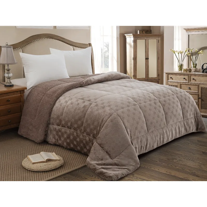 ΚΟΥΒΕΡΤΟΠΑΠΛΩΜΑ ΜΟΝΟ 160X240 ADAM HOME (825) BROWN