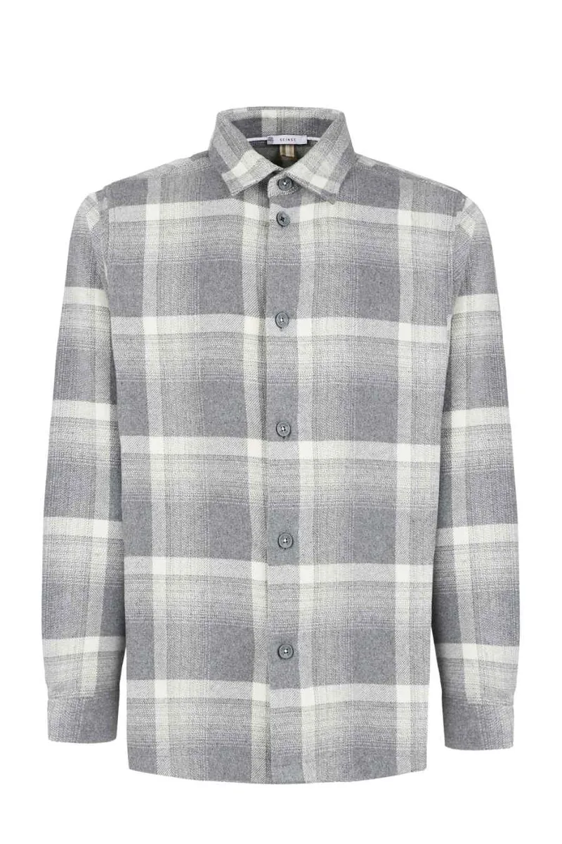 SEINSE Πουκάμισα CAMICIA M/L CI1068SS - ΚΑΡΟ-CI1068SS