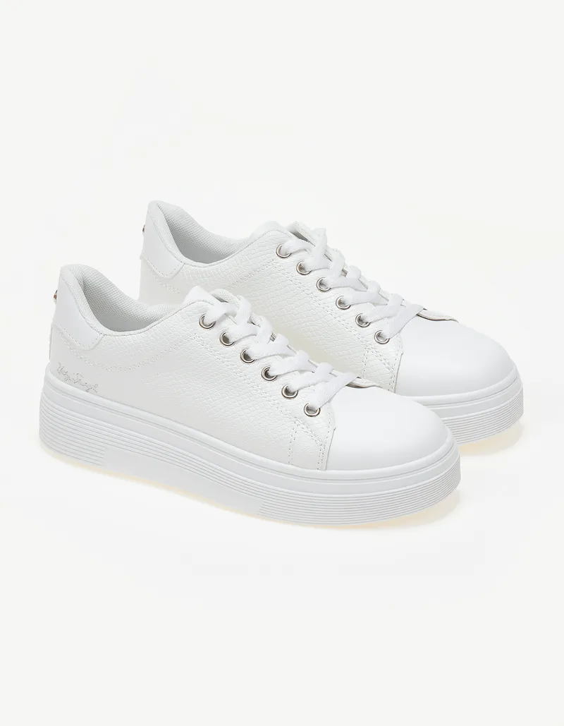 Γυναικεία sneakers δίσολα - Λευκό