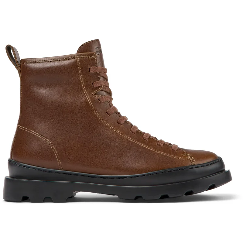 CAMPER Brutus - Μποτάκια Για Γυναικεία - Καφέ, Μέγεθος , Smooth leather