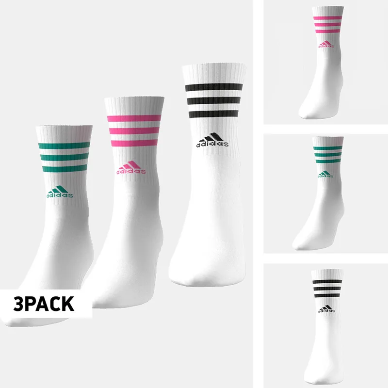 adidas 3-Stripes Cushioned Crew Unisex Κάλτσες (9000237067_87166)