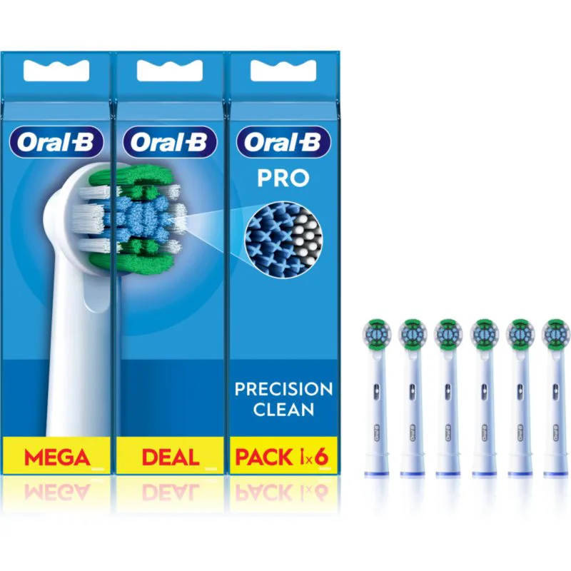 Oral-B PRO Precision Clean ανταλλακτική κεφαλή για οδοντόβουρτσα 6 τμχ