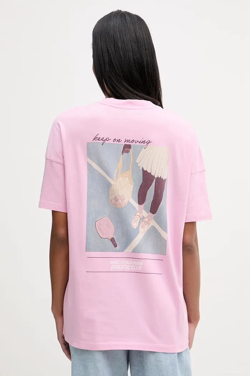 Marc O'Polo T-shirt oversize γυναικείο βαμβακερό