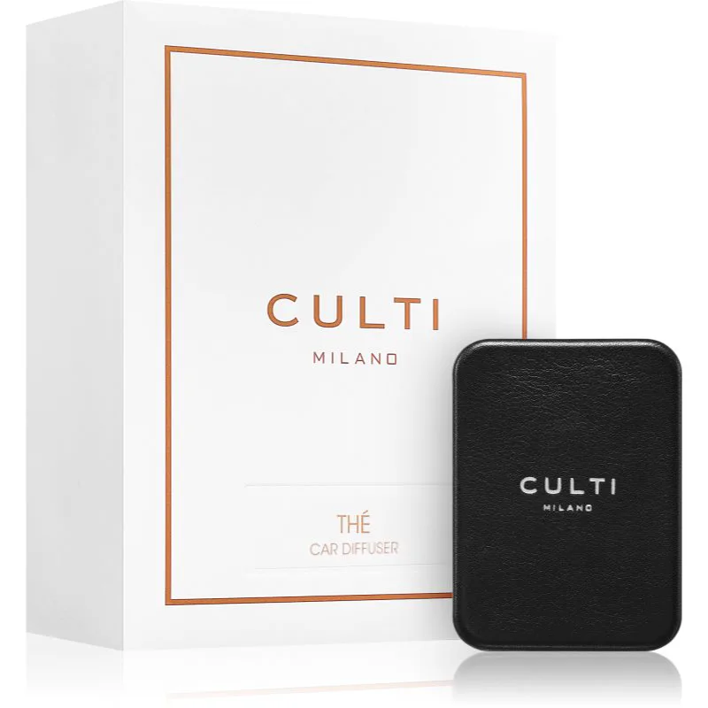 Culti Milano Car Diffuser Black Thé άρωμα για αυτοκίνητο + ανταλλακτικό για γέμιισμα 73x53 εκ