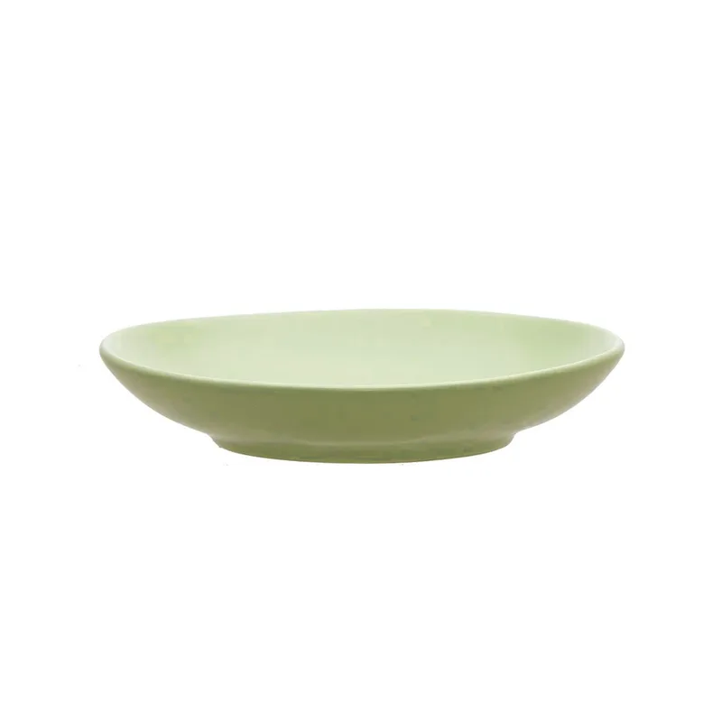 Πιατέλα Σερβιρίσματος Stoneware Πράσινη ESPIEL 21x16x4εκ. SNJ1018K6 (Σετ 6 Τεμάχια) (Υλικό: Πορσελάνη, Χρώμα: Πράσινο ) - ESPIEL - SNJ1018K6