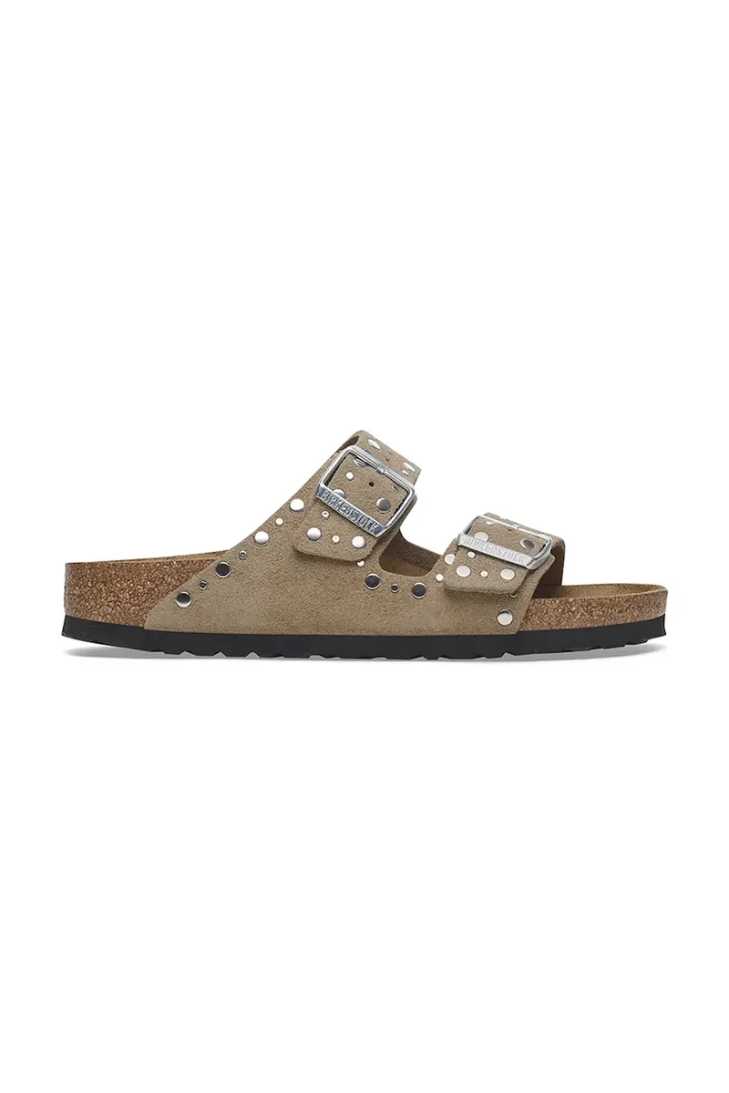 Παντόφλες σουέτ Birkenstock Arizona Rivet